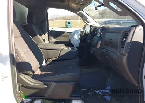 2021 Chevrolet Silverado 1500 2Wd Long Bed Wt из США, поврежденный, VIN 3GCNWAEF8MG438435